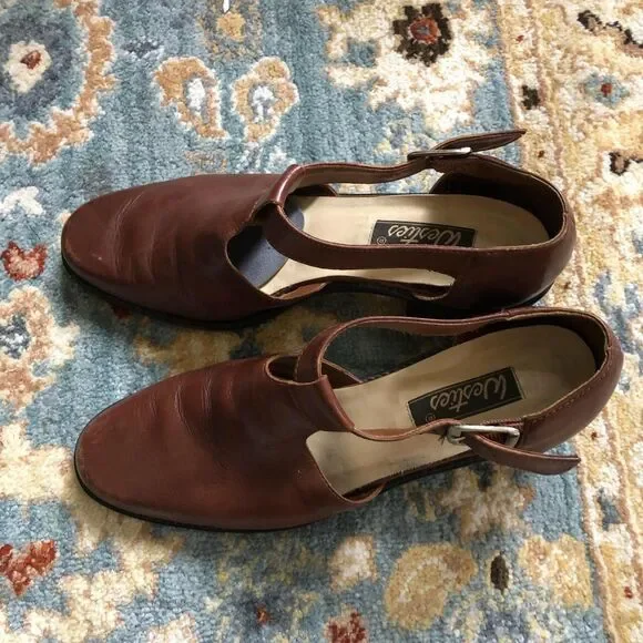90s vintage leather sandals by Westies - Picture 3 of 6